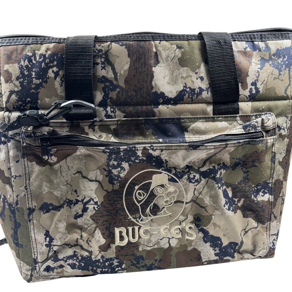 Buc-ee's 24 Can Cooler Bag XK7 Camouflage Insulated Travel Tote Outdoor Novelty